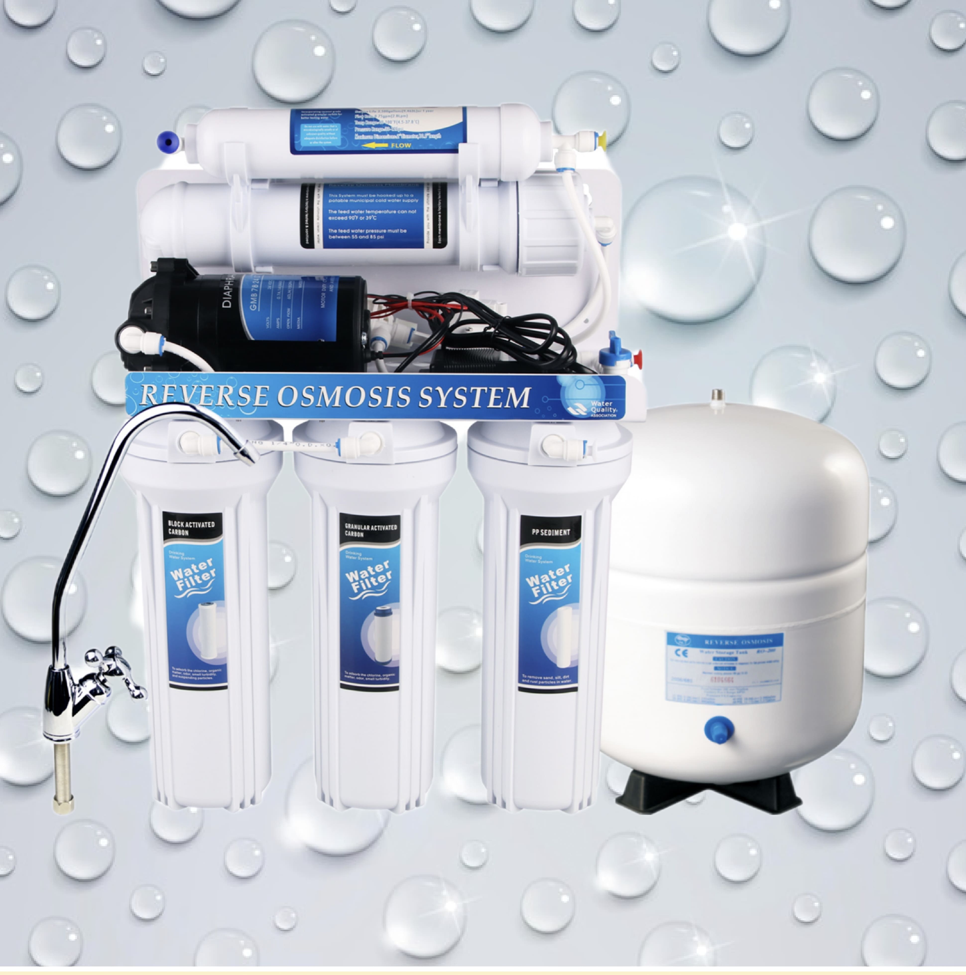 Imagen del producto EQUIPO RO CON BOMBA 75 GPD