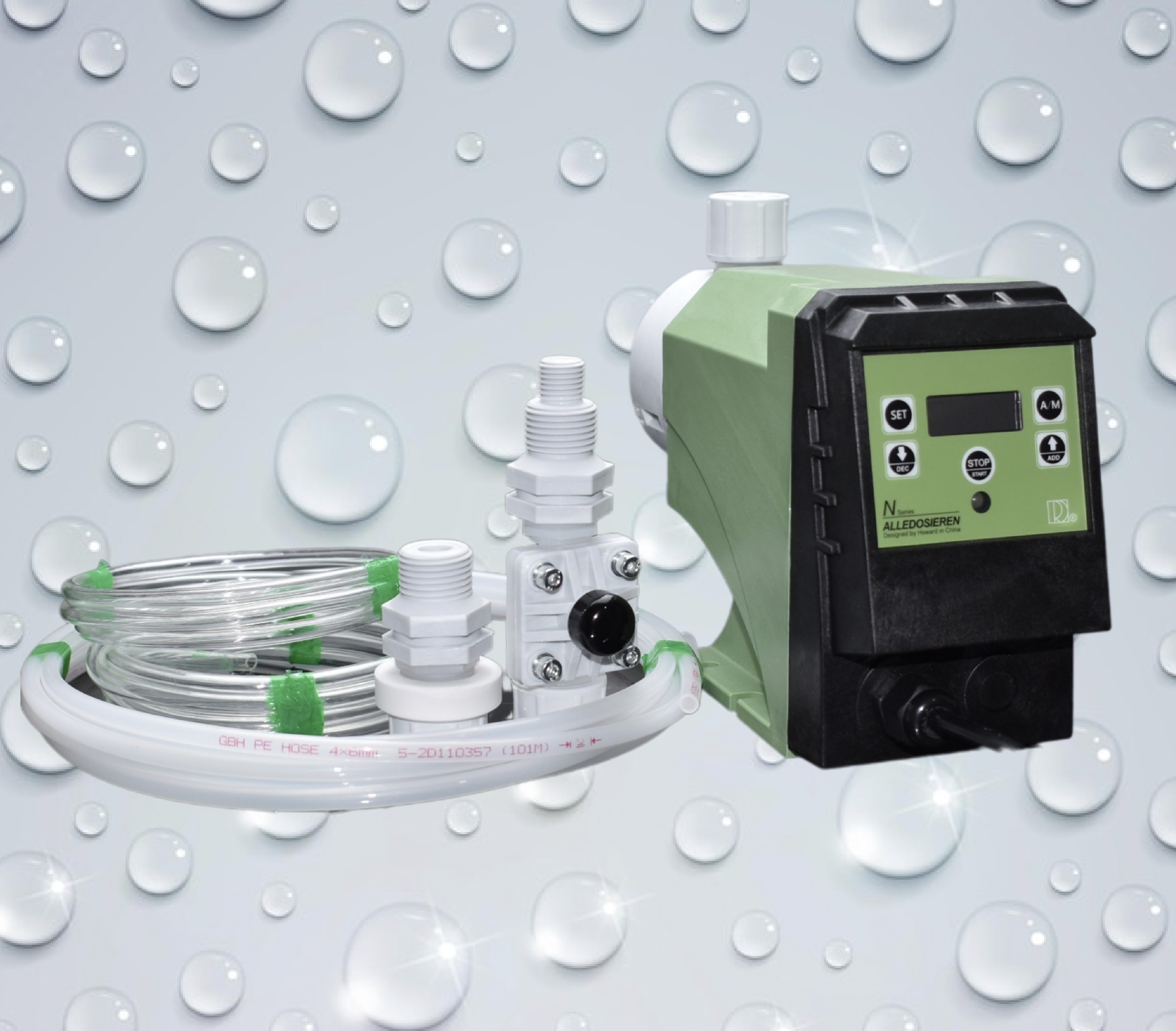 Imagen del producto BOMBA DOSIFICADORA Flujo:9,6L/H / SERIE N PP